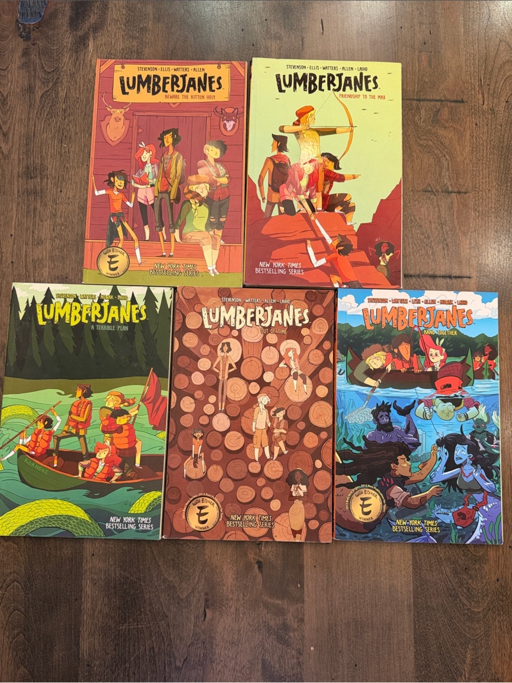 Lumberjanes Graphic Novels Set - Books 1 through 5 - Middle Grade/ Young Adult